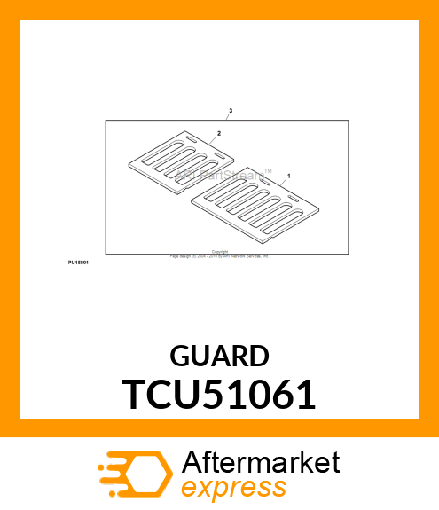 GUARD,TURF 4 TCU51061