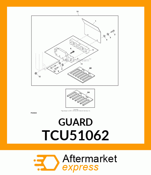 GUARD,TURF 4 TCU51062