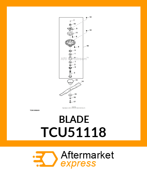 BLADE, 22" TCU51118