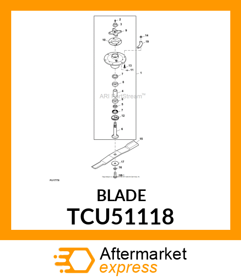 BLADE, 22" TCU51118