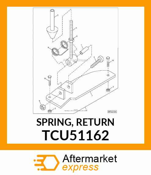 SPRING, RETURN TCU51162