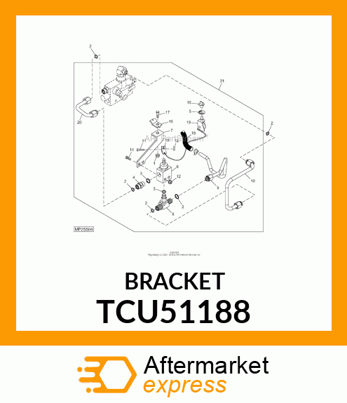 BRACKET TCU51188