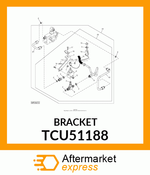 BRACKET TCU51188