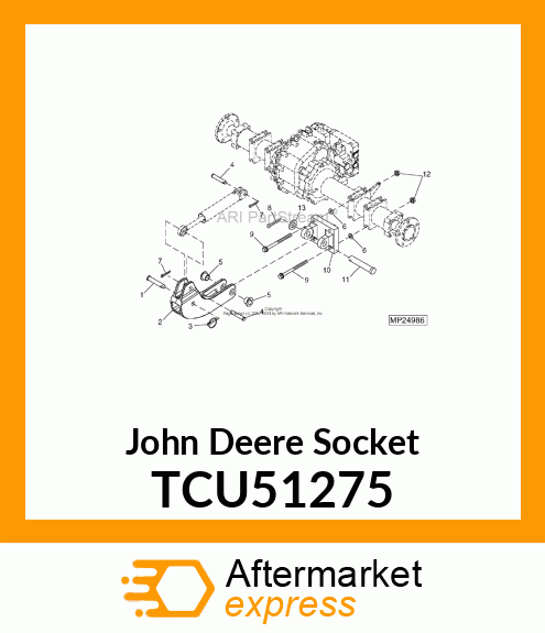 SOCKET,CAST LIFT TCU51275