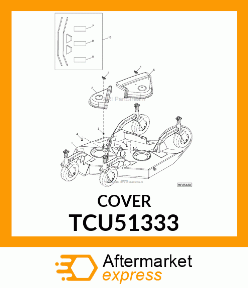 COVER, BELT RH WING OUTER TCU51333