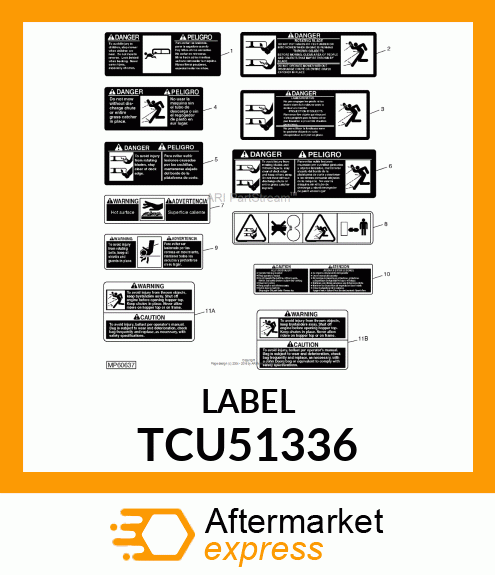 LABEL,DANGER TCU51336