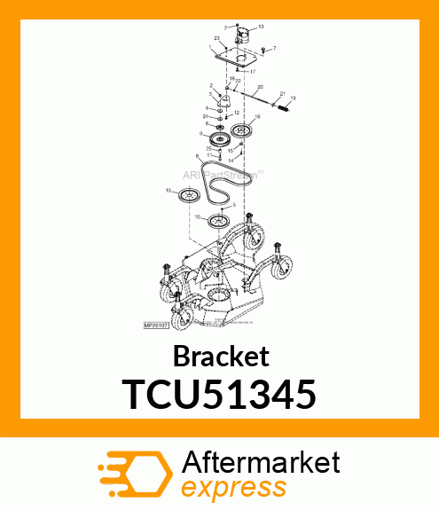 Bracket TCU51345