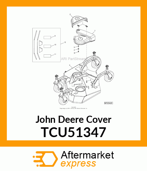 COVER, BELT LH WING OUTER TCU51347