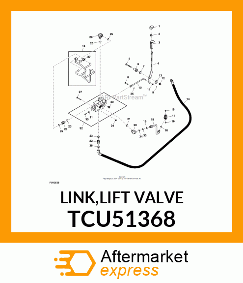 LINK,LIFT VALVE TCU51368