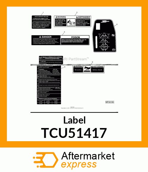 Label TCU51417