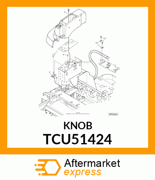 KNOB, THROTTLE TCU51424