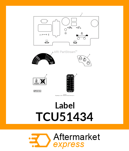 Label TCU51434