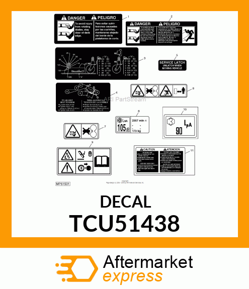 LABEL,HEIGHT OF CUT TCU51438