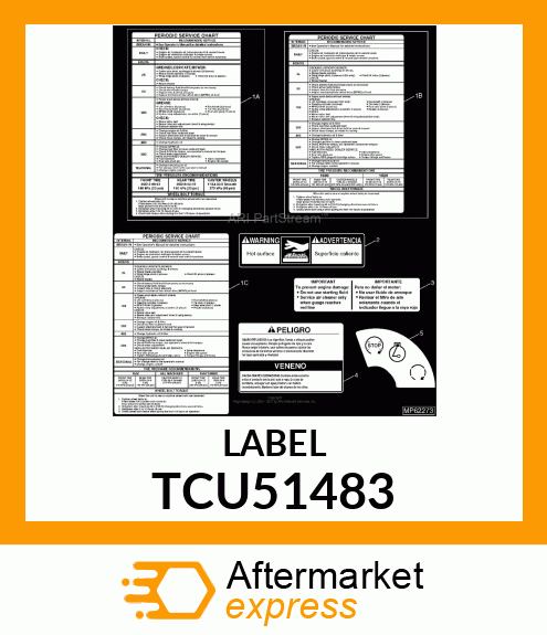 Label TCU51483