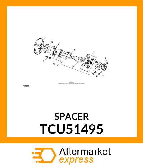 SPACER TCU51495