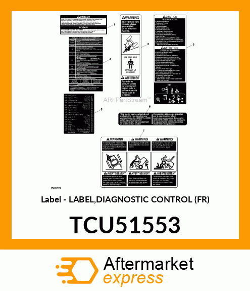 Label TCU51553