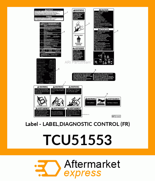 Label TCU51553