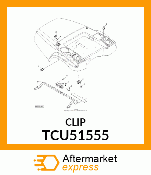 BRACKET, RELAY TCU51555