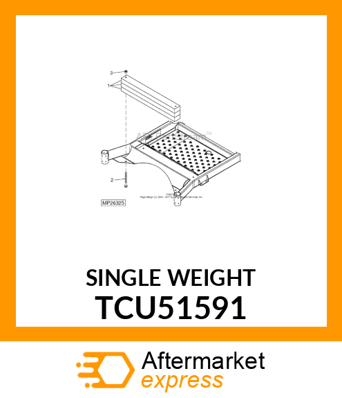 WEIGHT TCU51591