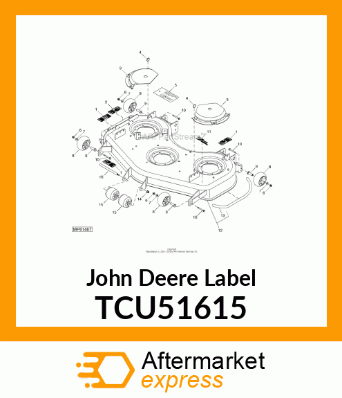 LABEL, 48" 7IRON TCU51615