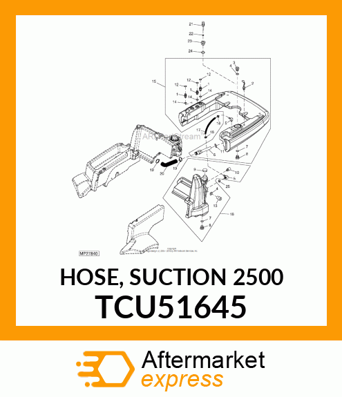 HOSE, SUCTION 2500 TCU51645