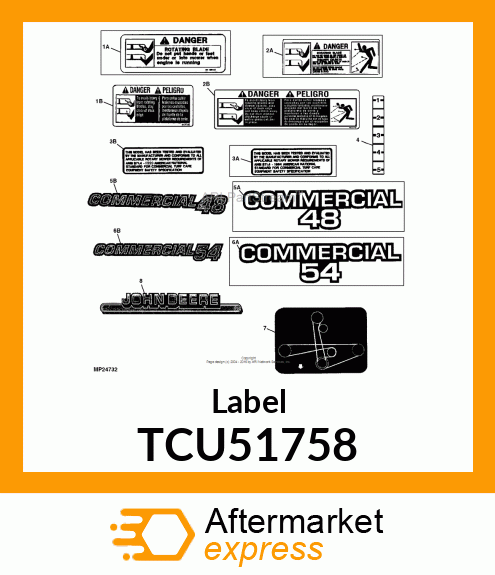 Label TCU51758