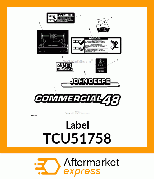 Label TCU51758