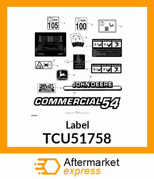 Label TCU51758