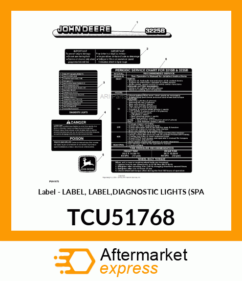 Label TCU51768