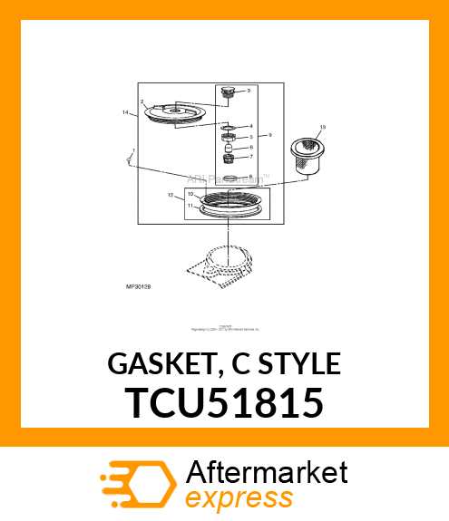 GASKET, C STYLE TCU51815