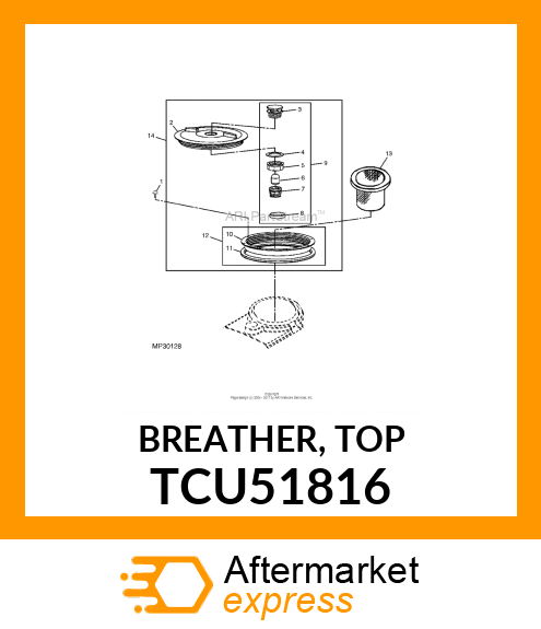 BREATHER, TOP TCU51816