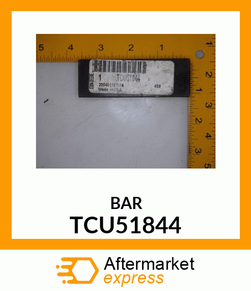 BAR, FRONT CLAMP 4 X .88 (800) TCU51844