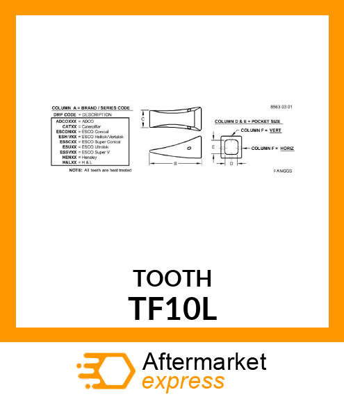 TOOTH TF10L