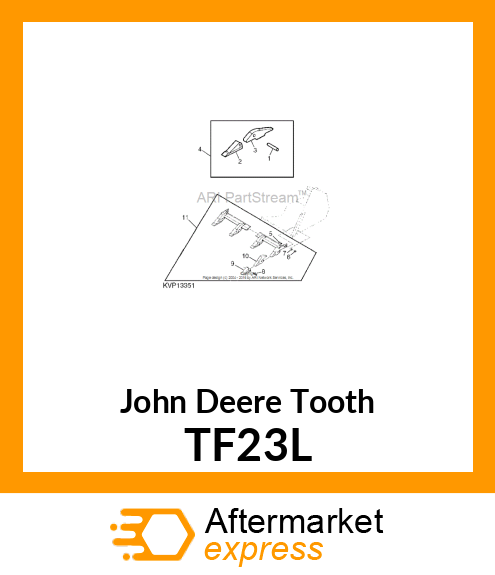 FANGGS LOADING TOOTH TF23L