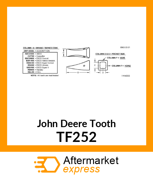 TOOTH TF252