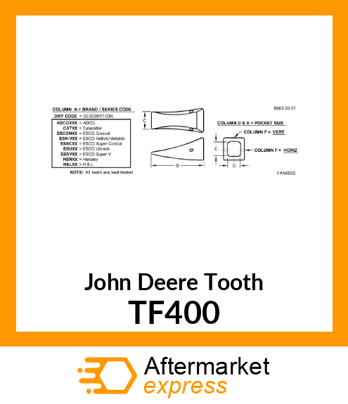 TOOTH TF400