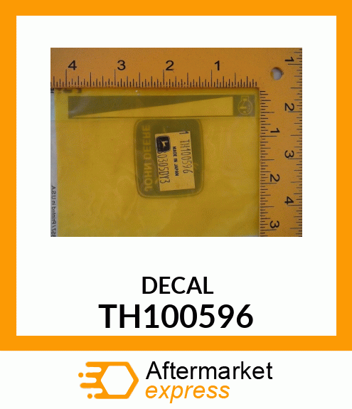 Label - NAME PLATE,THROTTLE TH100596