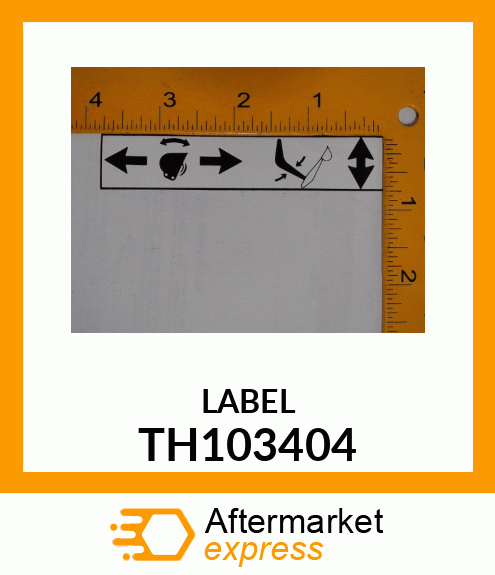 LABEL,CONTROL,RIGHT TH103404