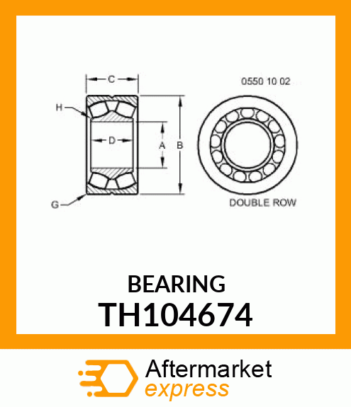 BEARING TH104674