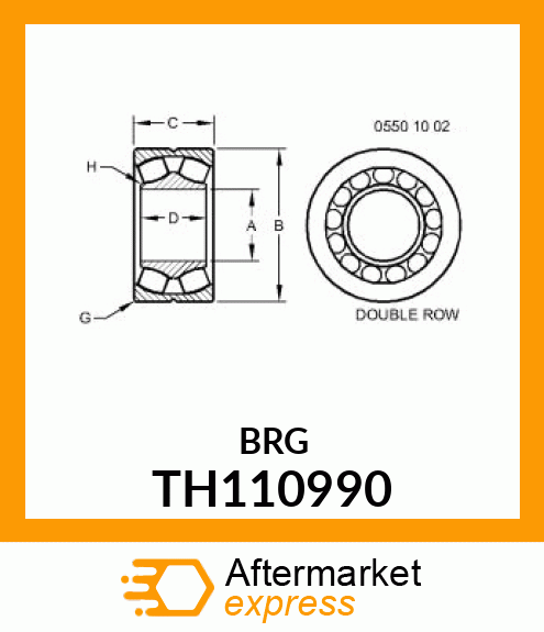 BEARING, SPH. ROLL TH110990