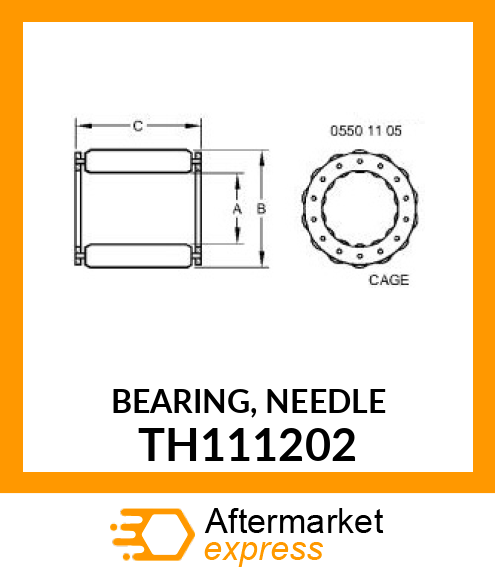 BEARING, NEEDLE TH111202