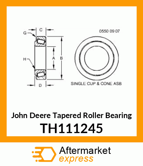 BEARING, ROLL TH111245