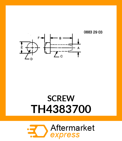 SCREW TH4383700