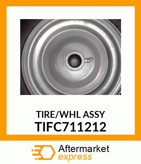 RUBBER TIRE TAILWHEEL ONLY TIFC711212