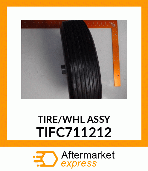 RUBBER TIRE TAILWHEEL ONLY TIFC711212