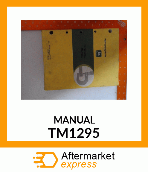 Technical Manual - TECH MAN,HARVESTING UNITS TM1295