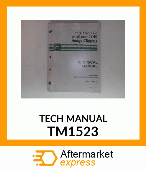 Technical Manual - TECH MAN,113,162,172,213E,21HC CLPR TM1523