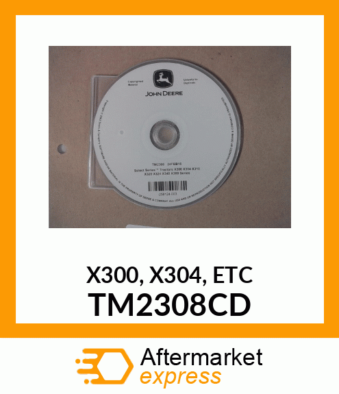 X300,X304,X320,X324,X340 SLT/SRS TM2308CD