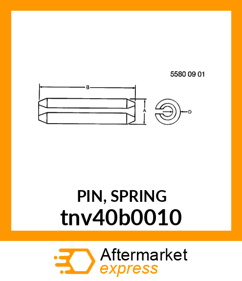 PIN, SPRING tnv40b0010