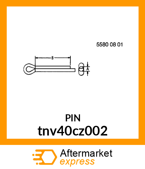 PIN, COTTER tnv40cz002